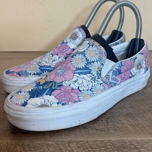 VANS Classic Slip On Retro Floral Women’s Sneakers Size 5.5 shoes